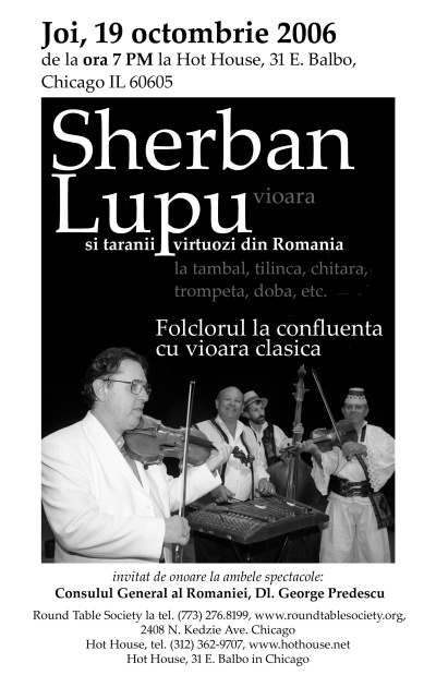 Concert Sherban Lupu si Lautarii Virtuozi